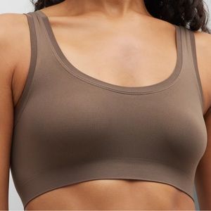 Hanro Feeling Crop Top Wood size XL